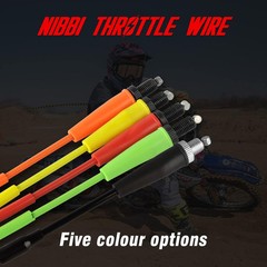 NIBBI Throttle Cable 40.3“, Universal Replacement NC-Throttle Cable-Black