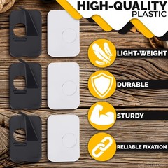 3 Pcs Right Hand Recurve Compound Bow Arrow Rest Plastic Self-Adhesive Black