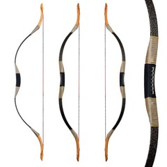 30-50lbs Archery Traditional Recurve Bow Mongolian Horse Bow Hunting Shooting