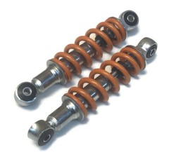 (2) 195mm Mechanical Shock Absorber 8mm ID – Go Kart Cart Minibike Mini Bike