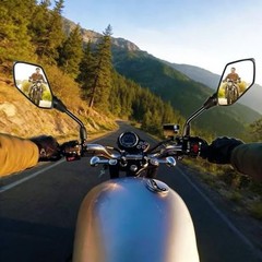 Universal 2Pcs Motorcycle Mirrors, Motorcycle Rearview Mirrors Side Mirrors