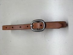 Breast Collar Tugs – 5/8″ x appx. 24″ – Russet Leather – 1 Pair (F204)