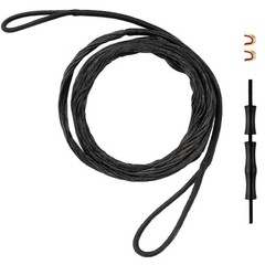 Deerseeker Archery Bow String Replacement with Finger Protector & 2 Nock Poin…