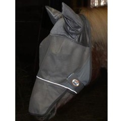 Derby UV-Blocker Premium Reflective Horse Fly Mask with Ears and Nose Cover