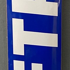 FTP Royal Blue Logo Deck 8.375 Graphic Streetwear Collab Skateboard New