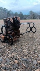 Horseshoe Boot Rack Holds Three Boots Handmade In The Foothills Of NC