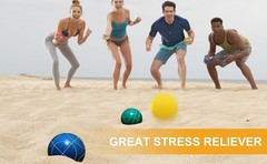 Bocce Ball Set, 107mm Regulation, 920g, Multi-Color, Tournament Use