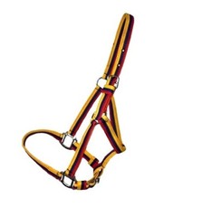 Horse Halter Multi Color Nylon Adjustable Durable Comfortable Equestrian Tack