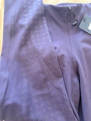 LeMieux Women’s Purple Full Seat Silicone Grip Breeches w/ Pockets UK 8/ US 4