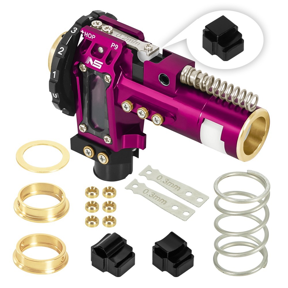 NexxSpeed CNC Aluminum Hopup Chamber Version 2 (PURPLE) for M4