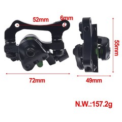 Easy to Install Iron Disc Brake Caliper for and Pro Scooters
