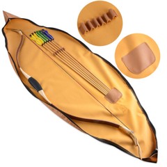 Archery Traditional Bow Bag Case Cover Waterproof Leather 60″ Longbow RecurveBow