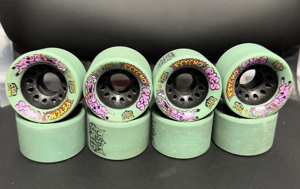 Hyper Speed Psycho Pigs Roller Skate Wheels 62-42mm￼