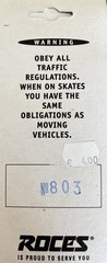 ROCES Inline White Nylon Axles Spacer [ 10 Pack ] Aggressive Recreational Skates