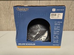 Ovation OV Deluxe Schooler Riding Helmet Adjustable Dark Gray M/L Equestrian