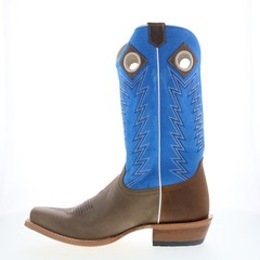 Justin Boots Ranker Sueded Boar JP2507 Mens Brown Wide Cowboy Western Boots