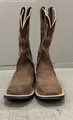 Ariat Fatbaby Heritage Toasted Brown Purple Square Toe Western Boots Size 5.5B