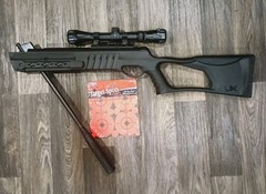 Umarex Fuel .177 Silent Air Rifle Gas Ram Break Barrel w/ Targets
