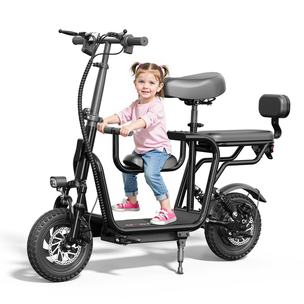 Spacewalk Electric Bike,16″ Fat Tire Ebike,Suitable for Riders Under 5’2″& Teens