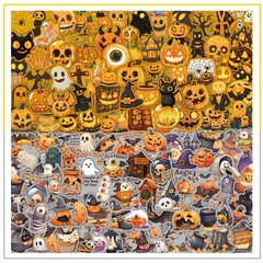 200Pcs Halloween Stickers Decals Pack – Party Favors Supplies Games Gifts Crafts