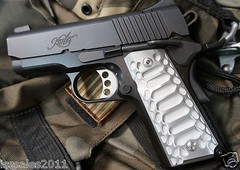 1911 Compact Officer Grips Colt kimber Defender Brushed «Cobra «