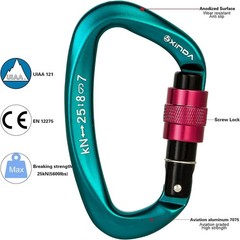 Outdoor Equipment Essential: D-Shape Carabiner