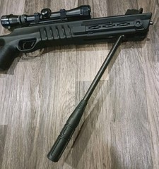 Umarex Fuel .177 Silent Air Rifle Gas Ram Break Barrel w/ Targets