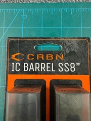 CRBN IC SS8 barrel (CAMO) w/ Stainless Steel .689 insert: AC thread. BNIB!