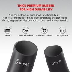 AR-PRO 2.75/3.00-21″ Dirt Bike Inner Tube, 90/90-21 80/100-21 Heavy Duty Motor