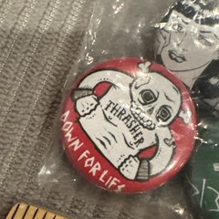 Thrasher Magazine – “Usual Suspects” Button Pins 5 Pack – New! Size: 1in