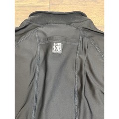De Soto Triathlon Cycling Jersey Adult womens Large Black Long Sleeve 1/2 Zip