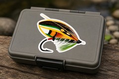 Fly FiShing Salmon Jock Scott Trout Sticker Rainbow Brown Trout Fish