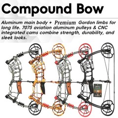 30-55lbs Compound Bow Set 25-30″ Adjustable Archery Hunting Shooting Adults