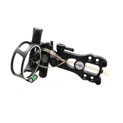 SAS 5 Pins .019″ Fiber Optic Bow Sight with Micro Adjustments and LED Light