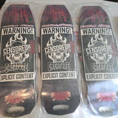 ALL 3 Creature x Cannibal Corpse EXPLICIT Censored Blind Bag Skateboard Deck SET
