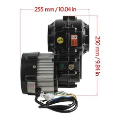 48V 500W 1000W Brushless Electric Differential Motor Gearbox Rear Axle Go Kart