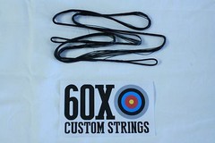 59″ 8125G Black Recurve Bowstring by 60X Custom Strings Bow Traditional Olympic