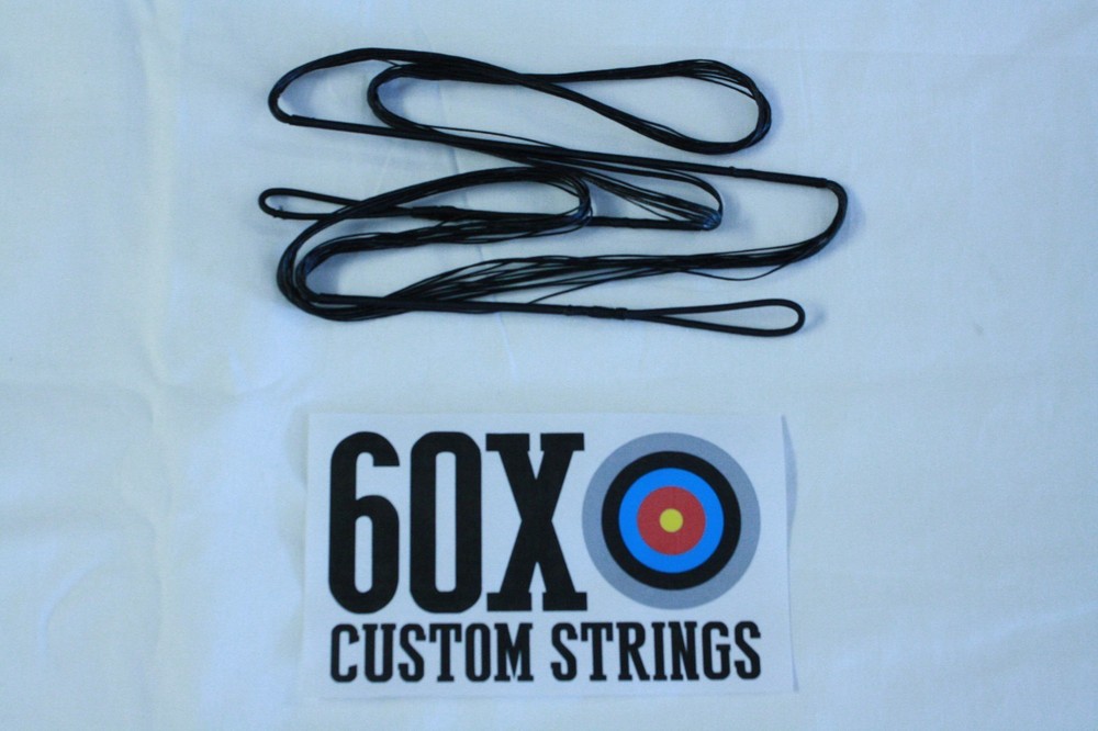 60X Custom Strings 52″ 56 AMO 16 Strand Black Dacron B50 Recurve Bowstrings Bow