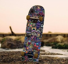 50Pcs Random Cool Neon Waterproof Vinyl Stickers For Water Bottle Laptop