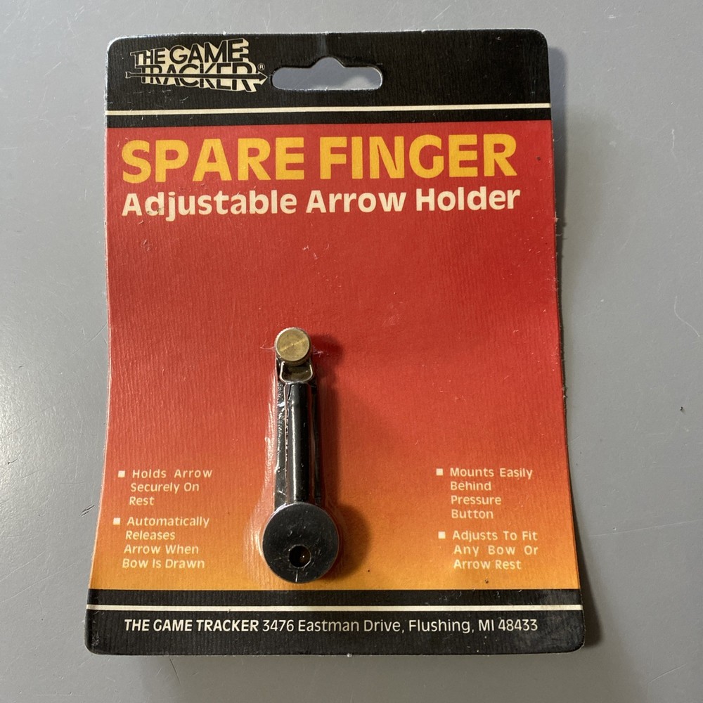 The Game Tracker Spare Finger Bow Hunting Archery Adjustable Arrow Holder