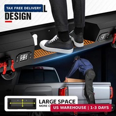 YZONA for JT Pickup Truck Front and Rear Bumpers Compatible with 2020 2021 2022