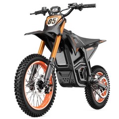 Electric Dirt Bike 2500W Peak Electric Motorcycle 70V 20.8AH E-MoutainBike 50MPH