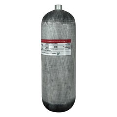 TUXING 4500Psi/300Bar Pcp Air Tank 9L Carbon Fiber HPA Tank with Luminous valve