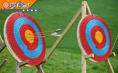Archery Straw Target Traditional Bow Arrow Shooting Board Darts Outdoor 50CM
