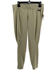Kerrits Women’s Tan Flow Rise Knee Patch Equestrian Performance Tights XL NEW