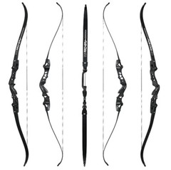 62″ ILF Recurve Bow Right Hand Arrows Archery 25-60# Takedown Bow Target Hunting