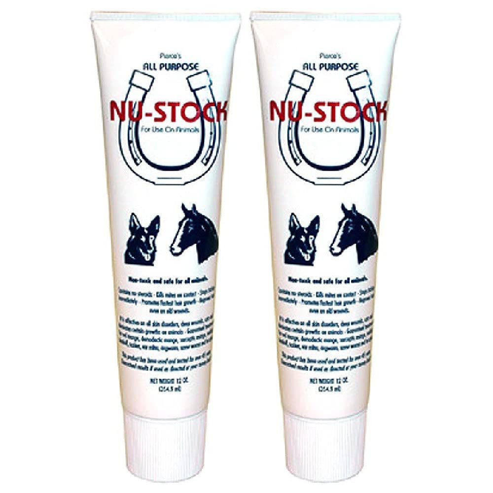 All Purpose Nu-Stock for Animals, 12oz, 2 Tubes – Skin Care & Healing Solution