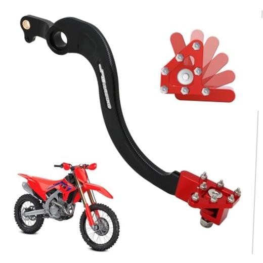 Motorcycle Folding Rear Brake Pedal Foot Lever CNC for CRF250R 2004-2024