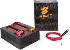 PUCKY New 7/8″ 22Mm Twist Throttle Accelerator Handle Grips and Cable Set with K