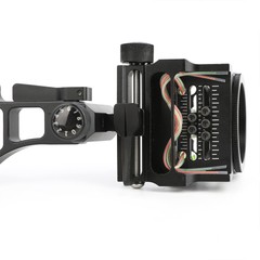 5 Pin Sight Compound Bow 4X 6X 8X Lens 0.019″ Fiber Adjustable Archery Hunting